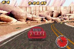 Cars Mater-National Championship gameplay screenshot on GBA