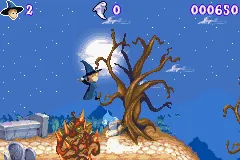 Castleween gameplay screenshot on GBA