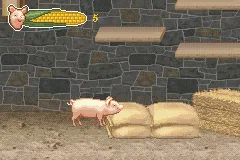 Charlotte's Web gameplay screenshot on GBA