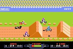 Classic NES Series: Excitebike gameplay screenshot on GBA
