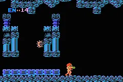 Classic NES Series: Metroid gameplay screenshot on GBA
