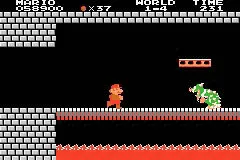 Classic NES Series: Super Mario Bros. gameplay screenshot on GBA