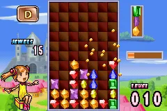 Columns Crown gameplay screenshot on GBA