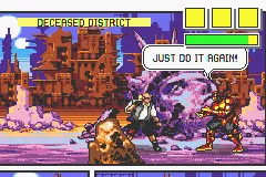 Comix Zone gameplay screenshot on GBA