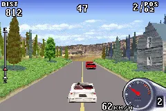 Corvette gameplay screenshot on GBA