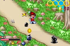 Crazy Chase gameplay screenshot on GBA