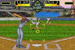 Crushed Baseball gameplay screenshot on GBA