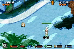 Cubix: Robots for Everyone: Clash 'N Bash gameplay screenshot on GBA