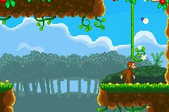 Curious George gameplay screenshot on GBA