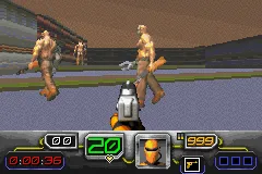 Dark Arena gameplay screenshot on GBA