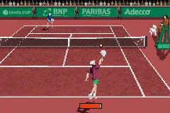 Davis Cup gameplay screenshot on GBA