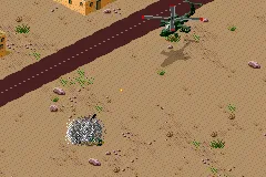 Desert Strike Advance gameplay screenshot on GBA