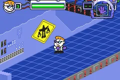 Dexter's Laboratory: Deesaster Strikes! gameplay screenshot on GBA