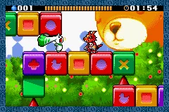 Digimon Battle Spirit gameplay screenshot on GBA