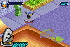 Disney Sports Skateboarding gameplay screenshot on GBA