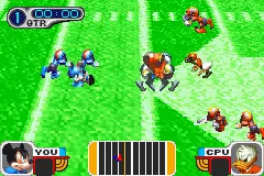 Disney Sports Soccer gameplay screenshot on GBA