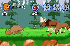 Disney's Brother Bear gameplay screenshot on GBA
