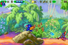 Disney's Lilo & Stitch gameplay screenshot on GBA