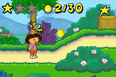 Dora the Explorer: The Search for the Pirate Pig's Treasure gameplay screenshot on GBA