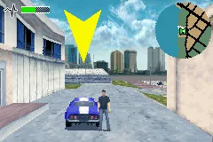 Driver 3 gameplay screenshot on GBA
