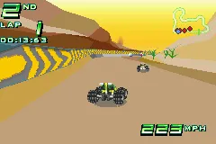 Drome Racers gameplay screenshot on GBA
