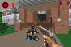 Ecks vs. Sever II: Ballistic gameplay screenshot on GBA