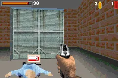 Ecks vs. Sever gameplay screenshot on GBA