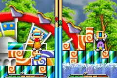 Egg Mania: Eggstreme Madness gameplay screenshot on GBA