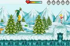 Elf: The Movie gameplay screenshot on GBA