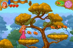 Enchanted: Once Upon Andalasia gameplay screenshot on GBA