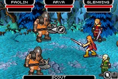 Eragon gameplay screenshot on GBA
