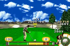 ESPN Final Round Golf 2002 gameplay screenshot on GBA