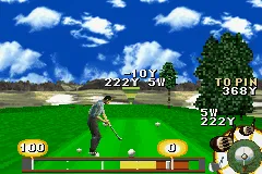 ESPN Final Round Golf gameplay screenshot on GBA
