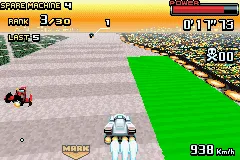 F-Zero: GP Legend gameplay screenshot on GBA