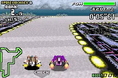 F-Zero: Maximum Velocity gameplay screenshot on GBA