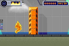Fantastic 4: Flame On gameplay screenshot on GBA