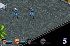 Fantastic Four gameplay screenshot on GBA