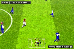 FIFA 07 gameplay screenshot on GBA