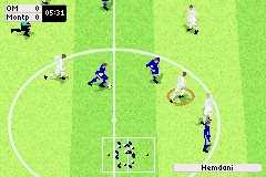 FIFA Football 2003 gameplay screenshot on GBA