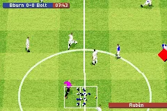 FIFA Football 2004 gameplay screenshot on GBA