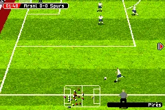 FIFA Football 2005 gameplay screenshot on GBA