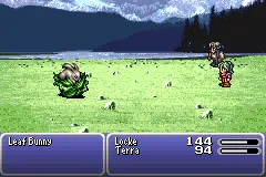 Final Fantasy VI Advance gameplay screenshot on GBA