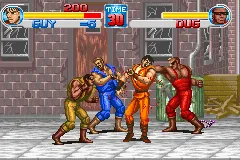 Final Fight One gameplay screenshot on GBA