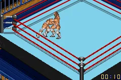 Fire Pro Wrestling 2 gameplay screenshot on GBA