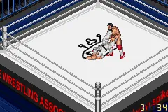 Fire Pro Wrestling gameplay screenshot on GBA