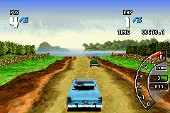 Ford Racing 3 gameplay screenshot on GBA