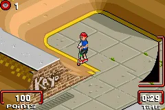 Freestyle Scooter gameplay screenshot on GBA