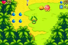 Frogger's Adventures 2: The Lost Wand gameplay screenshot on GBA