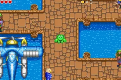 Frogger's Journey: The Forgotten Relic gameplay screenshot on GBA