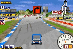 Gadget Racers gameplay screenshot on GBA